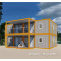 Hurricane-resistant double-storey container house